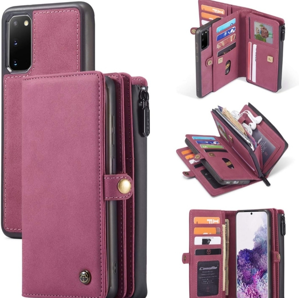 CaseMe Leather Proctective Wallet for Samsung Galaxy S20 5G 6.2 inch